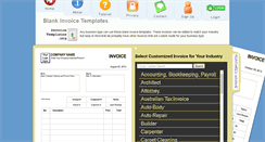 Desktop Screenshot of invoicetemplates.org